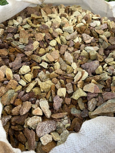 Златолит персиковый декоративная каменная крошка купить в Керчи