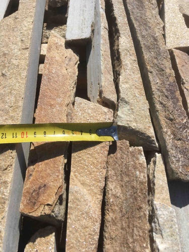 Горбушка златолит золотистый для облицовки купить в Керчи