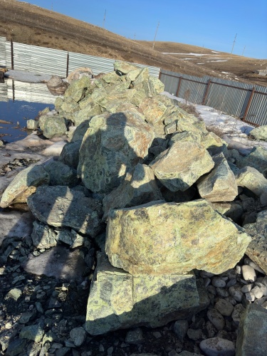 Камни для ландшафтного дизайна зелёные 10-60 килограмм купить в Керчи