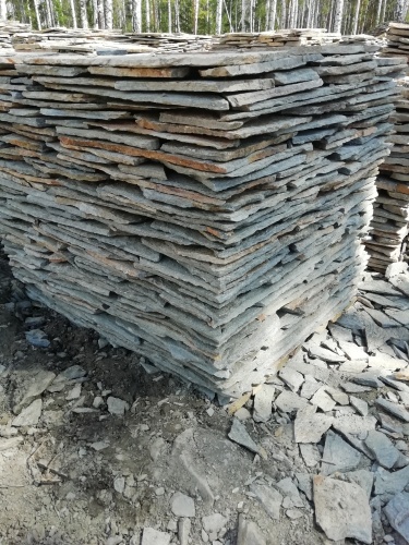 Плитняк златолит Уральский для цоколя, отмостки купить в Керчи